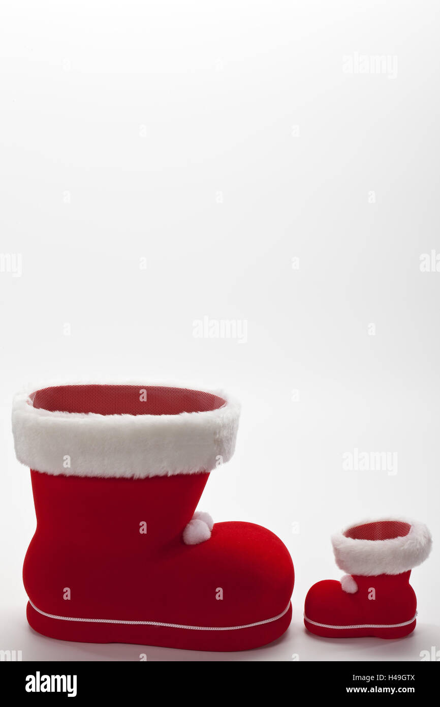 Nicholas boot, rosso, bianco, Foto Stock