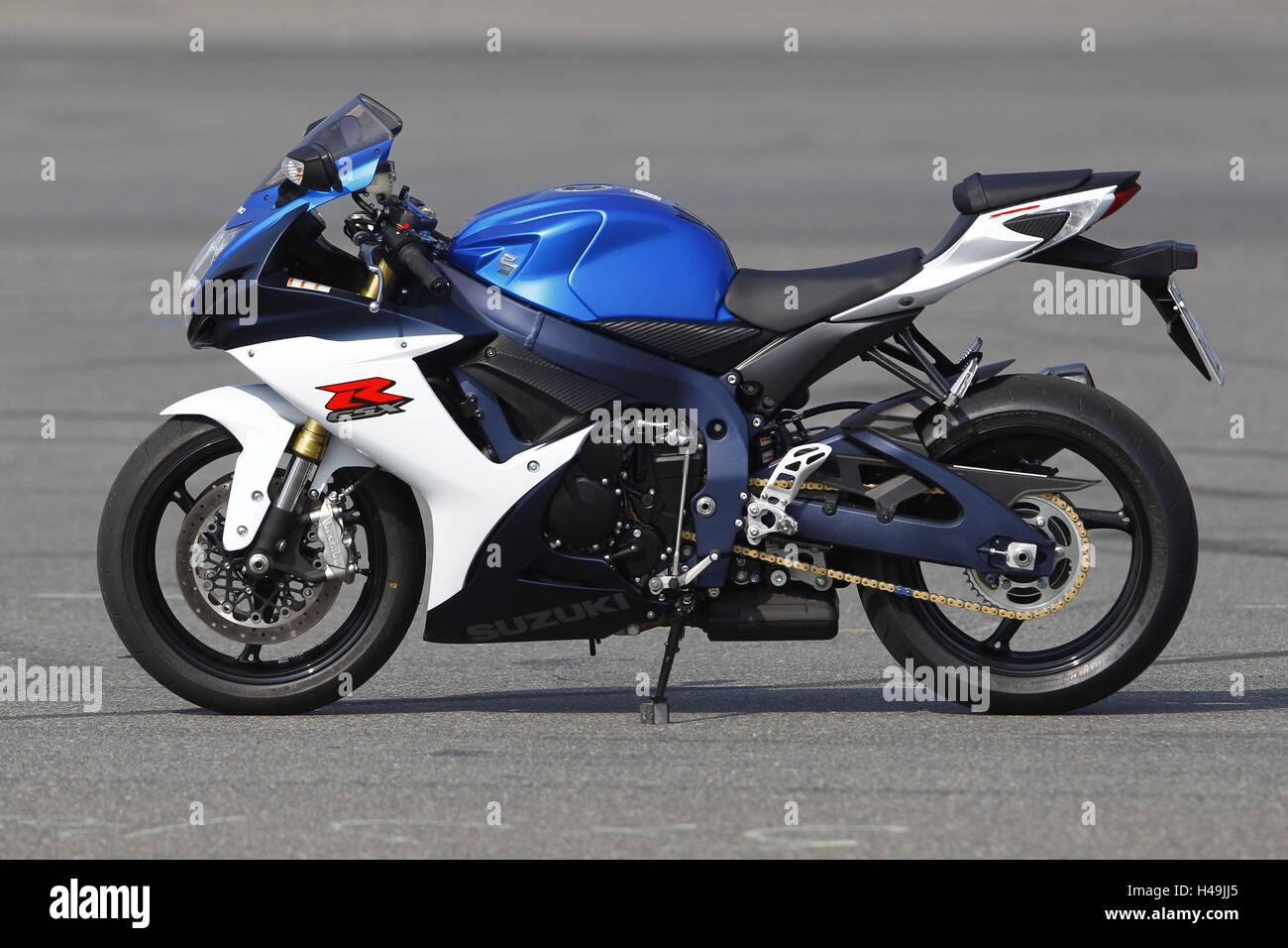 Motociclo, pagina a sinistra, moto sportive, Suzuki GSX-R 750, Foto Stock