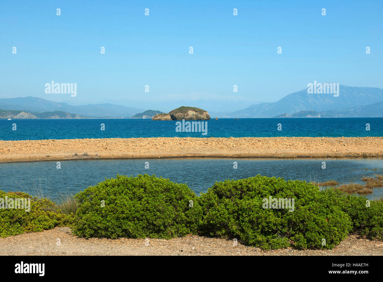 Turchia, Provincia di Mugla, Göcek, isola Yassici, Foto Stock