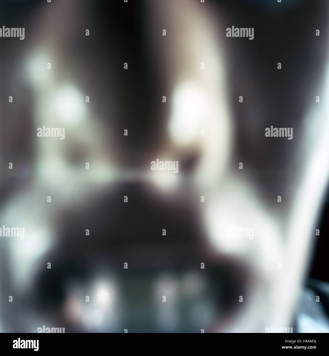 Close-up, figura, viso, sfocatura, Foto Stock