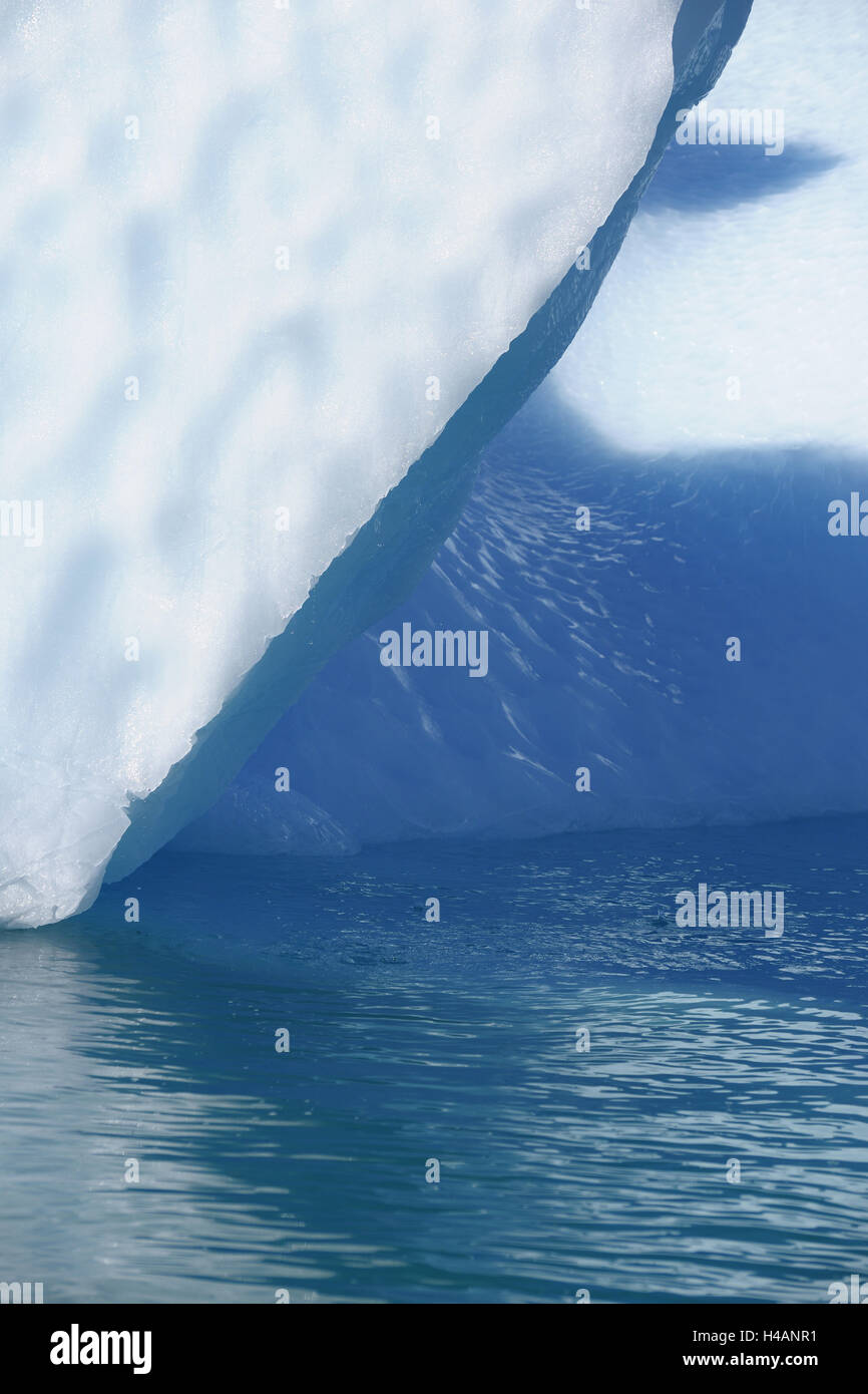 Iceberg, vista dettagliata, Foto Stock