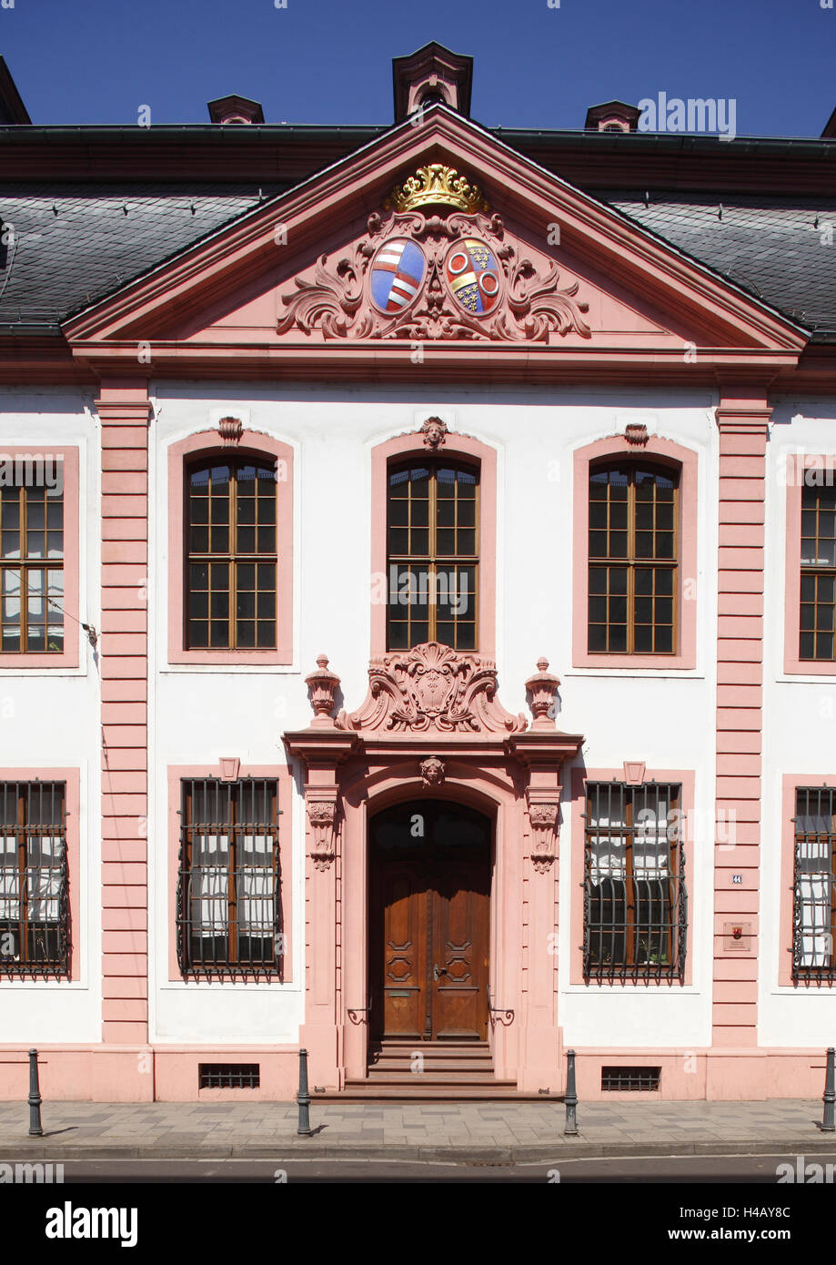 In Germania, in Renania Palatinato, Mainz, palazzo Bassenheimer Hof a Schillerplatz Foto Stock