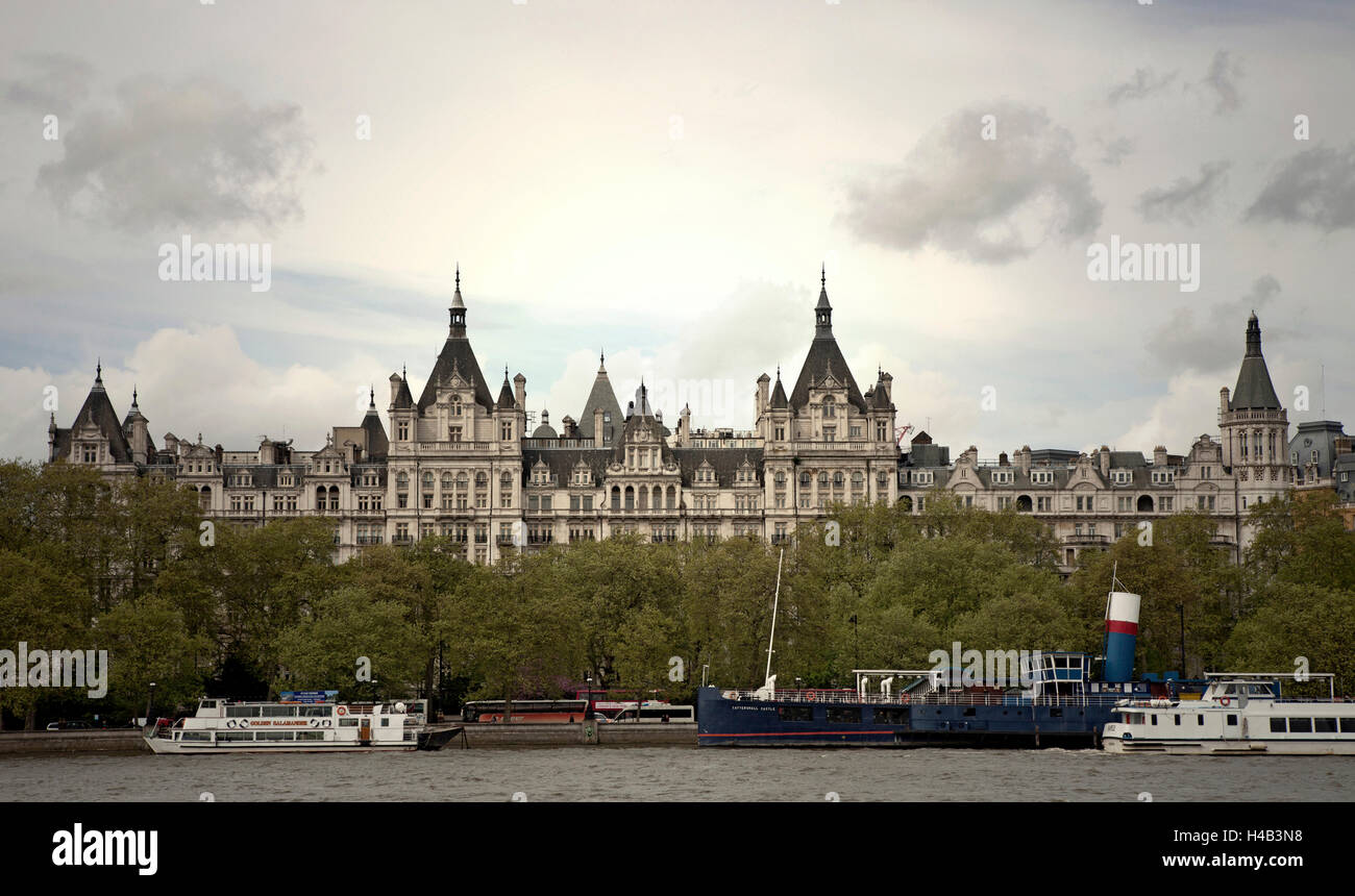 Architettura, città, il palazzo, castello, Thames di Fiume Foto Stock