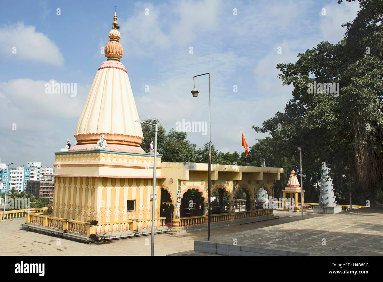 Dhayareshwara, Signore Shiva tempio di Pune, Maharashtra, India Foto Stock