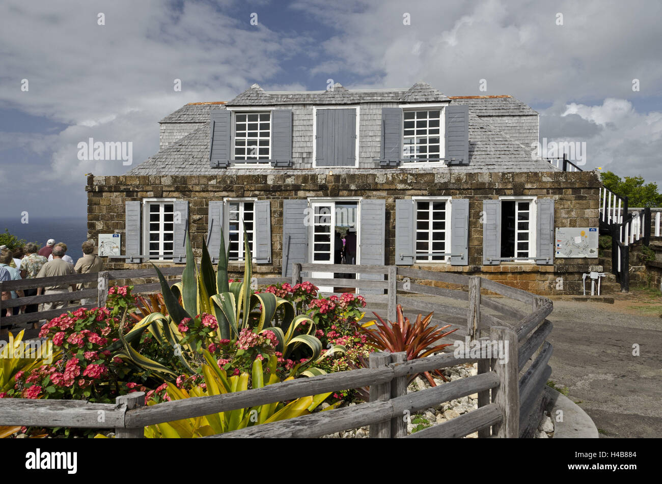 Antigua, Shirley Heights, casa di guardia, Foto Stock