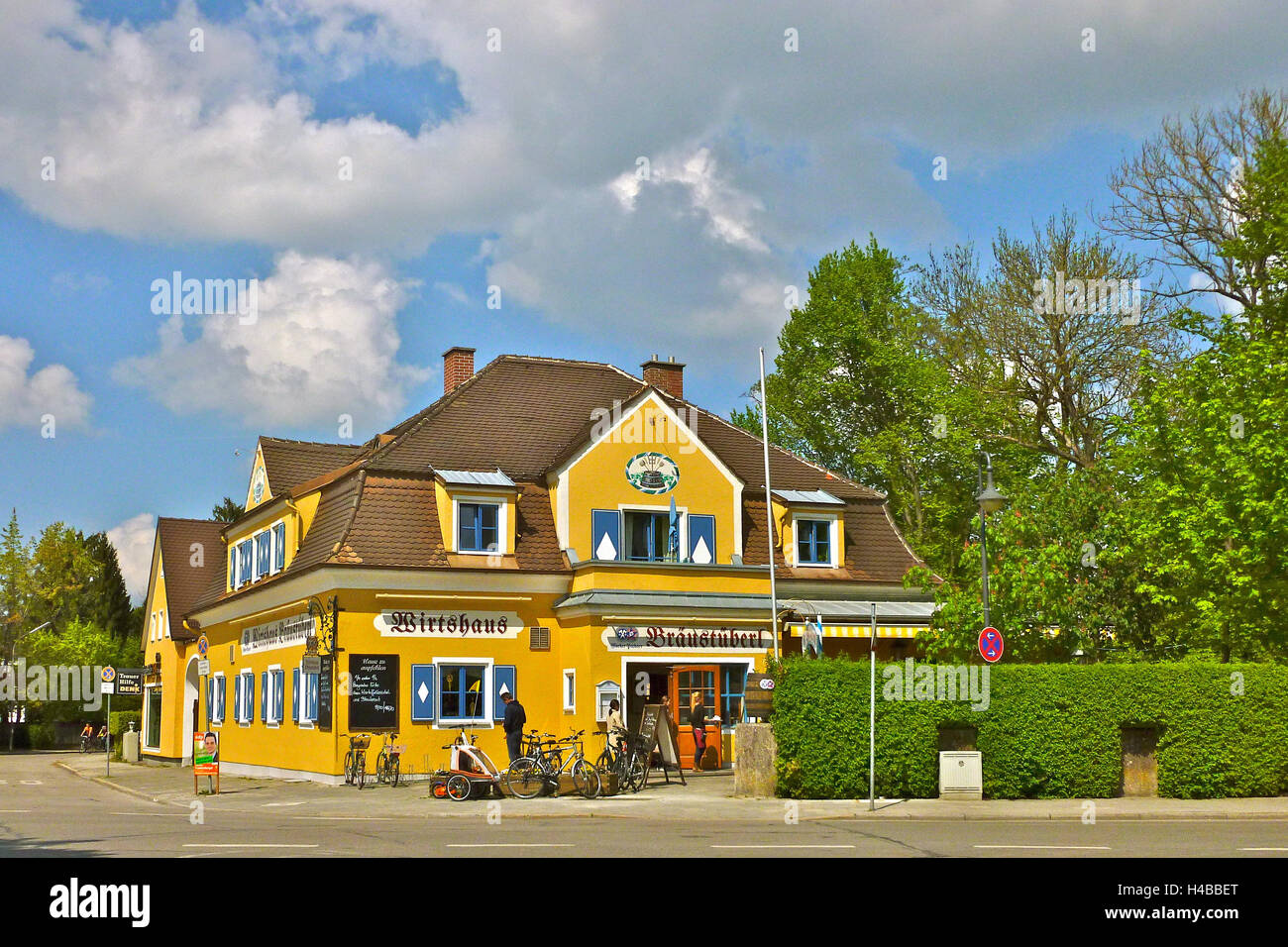 In Germania, in Baviera, Planegg, pub Foto Stock