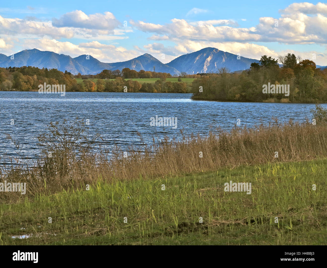 In Germania, in Baviera, al lago Staffelsee Foto Stock