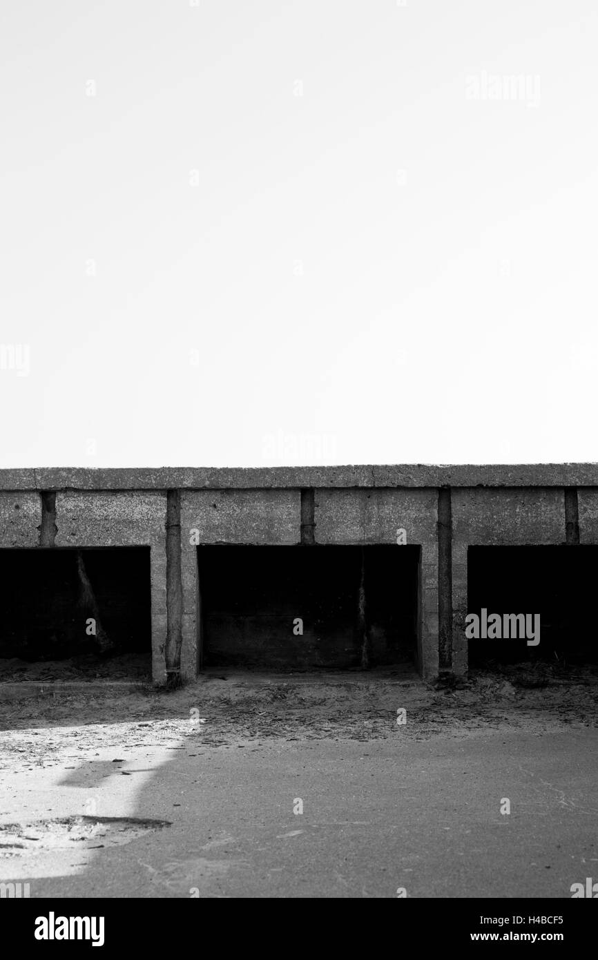 Bunker in Blavand, Danimarca Foto Stock