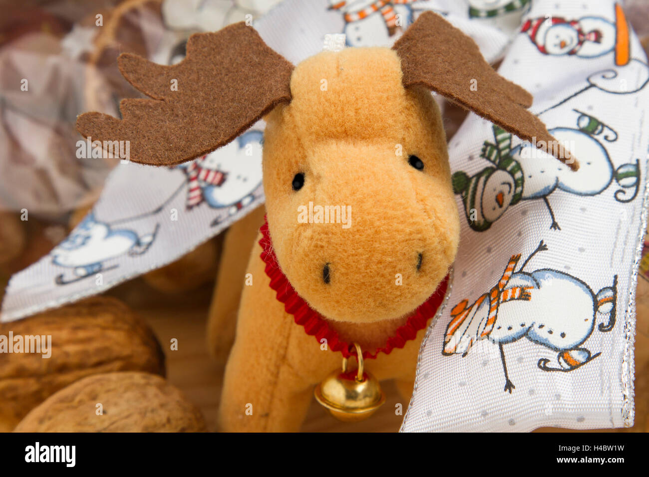 Decorazione di natale, stil vita, decorazioni per la tavola Foto Stock