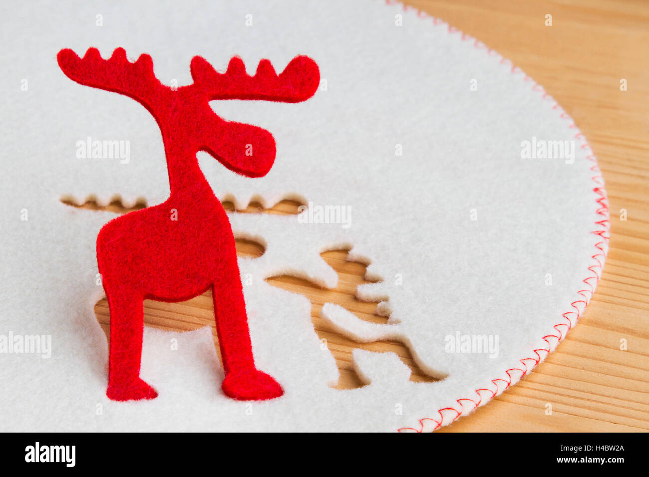 Festa di Natale Decorazioni per la tavola Foto Stock