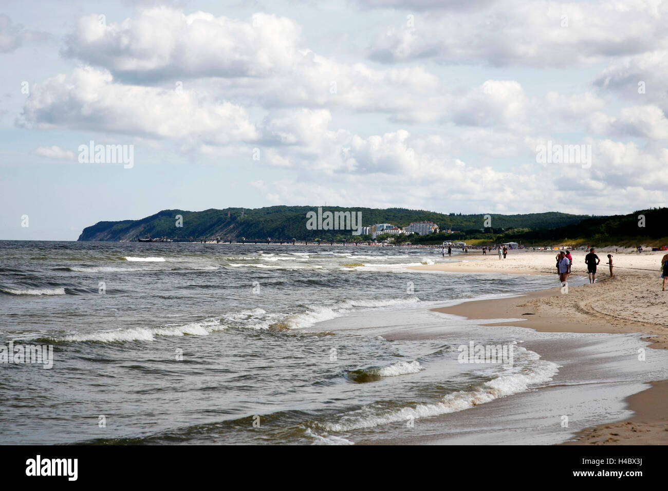 La Polonia, West Pomerania, Wolin, Miedzyzdroje, Tedesco Misdroy Foto Stock