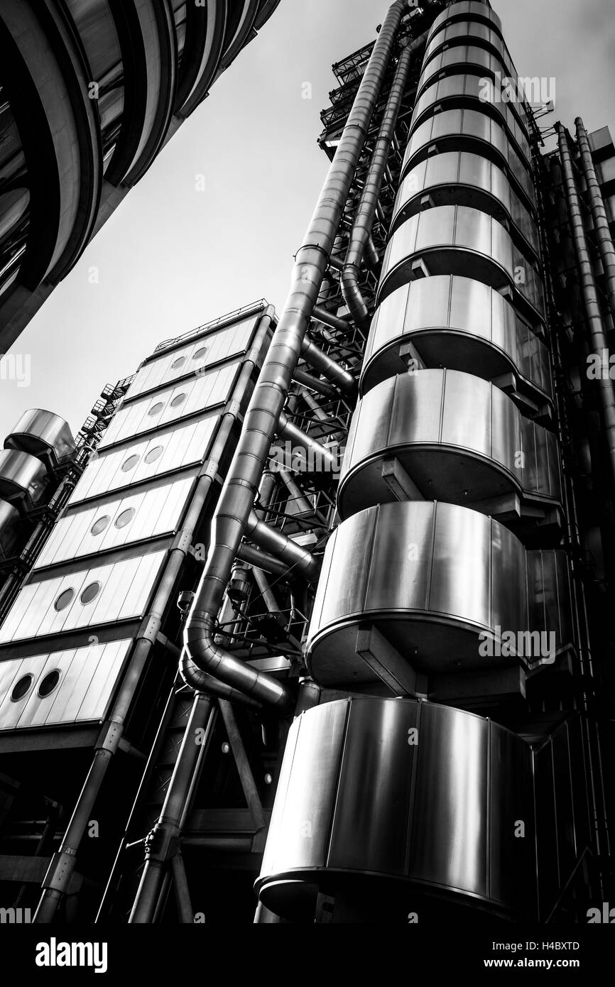 Il Lloyd Building - noto anche come Inside-Out edificio - e la costruzione di Willis. Foto Stock