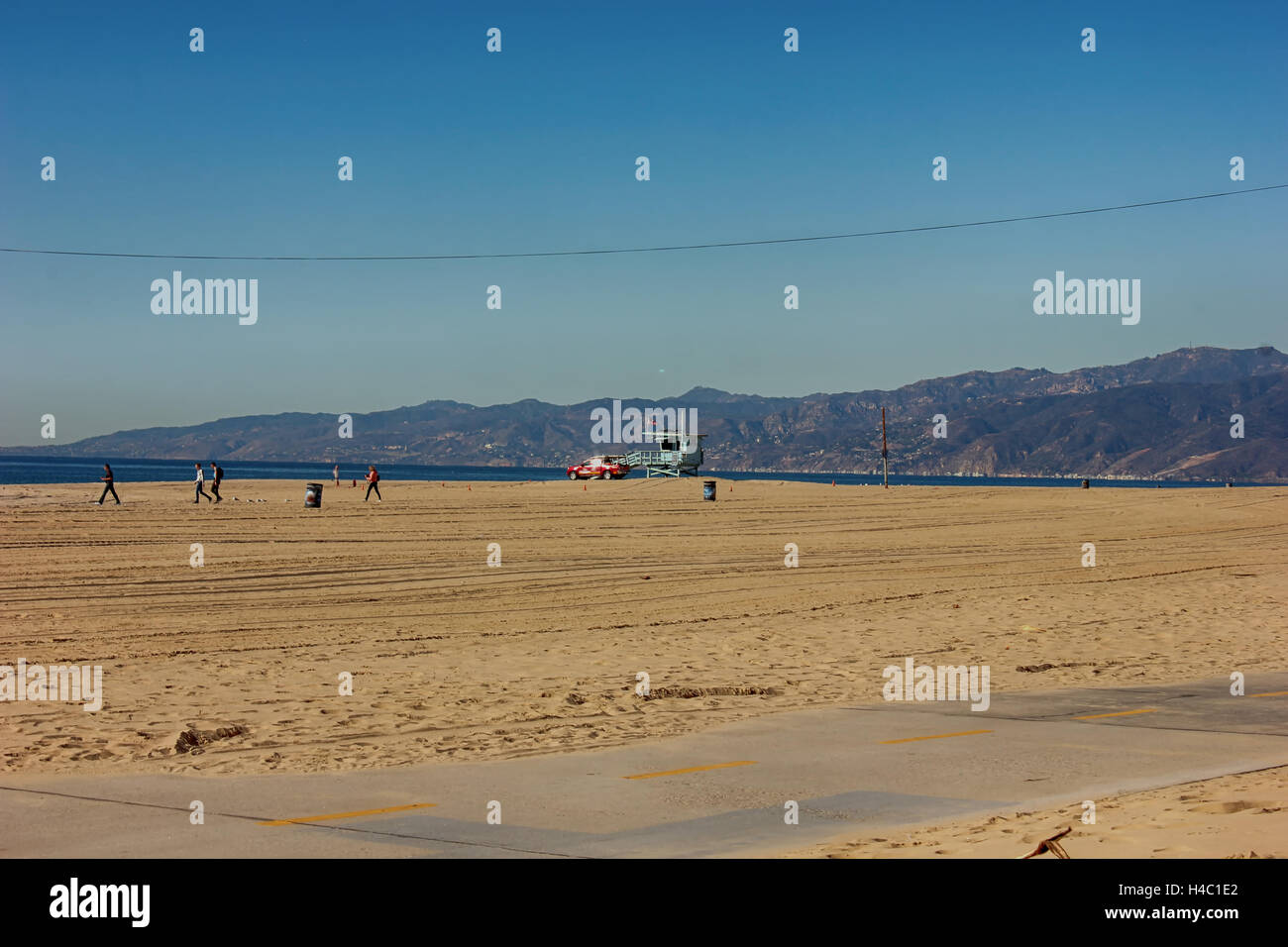 La spiaggia di Venezia, Los Angeles Westside di Los Angeles, California, Stati Uniti d'America Foto Stock