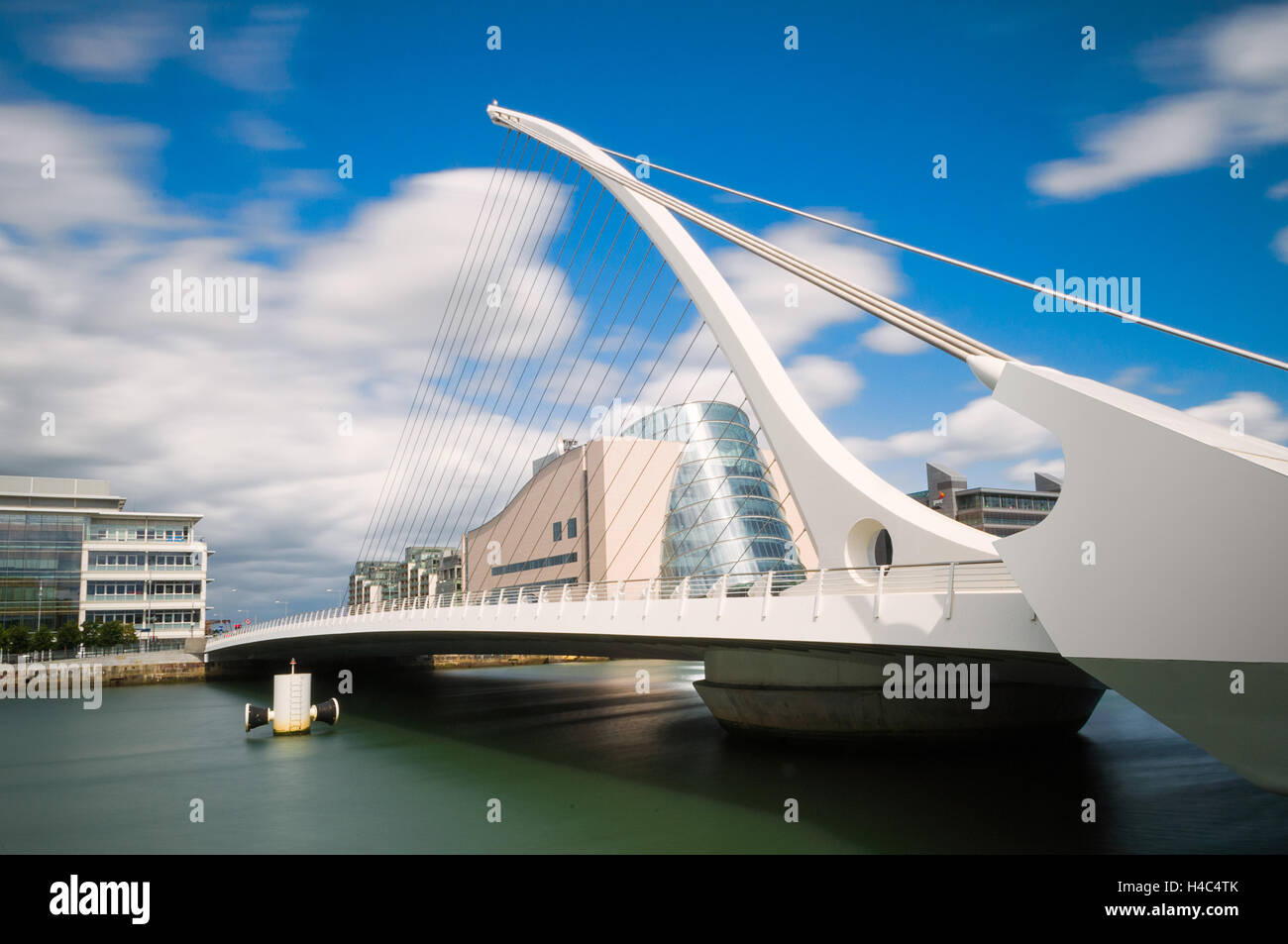 Samuel Beckett bridge a Dublino, Irlanda Foto Stock