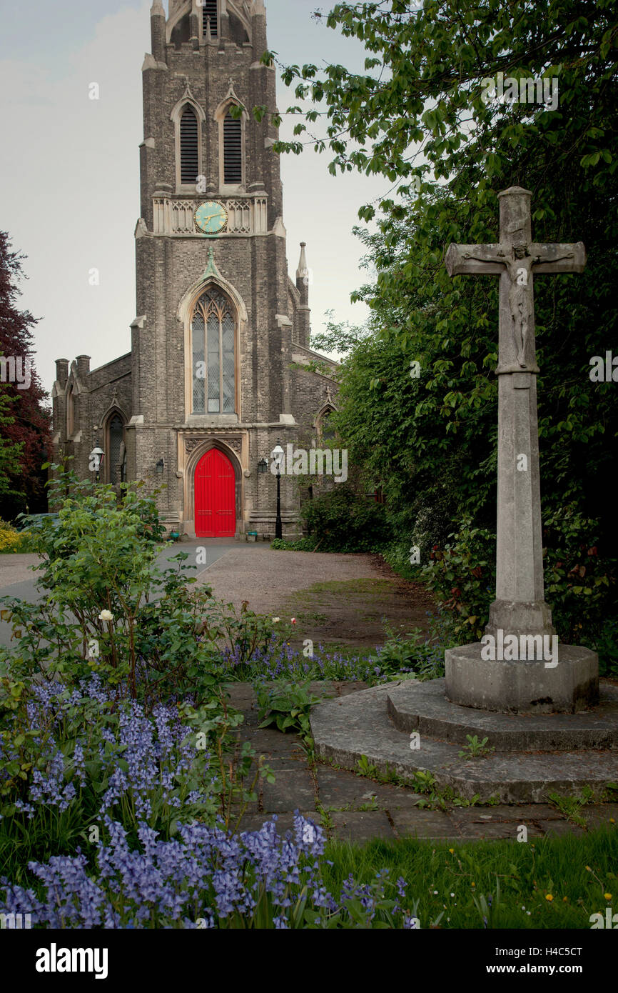 Gran Bretagna, Londra, chiesa, fede, vecchio edificio, architettura Foto Stock