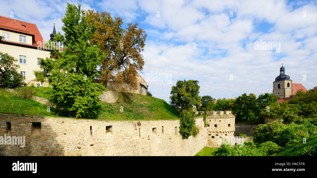 Germania, Sassonia-Anhalt, Burgenlandkreis, Querfurt, il castello di Querfurt Foto Stock