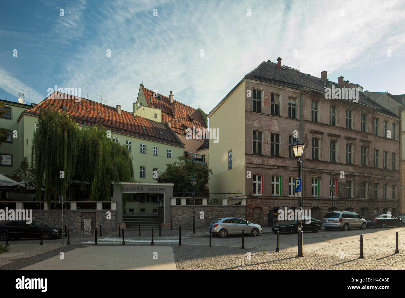 Mattina di sole a Wroclaw in Polonia. Foto Stock