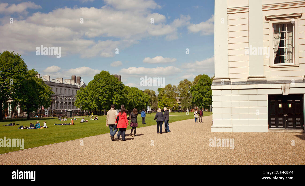 Park, turf, museo, architettura Foto Stock