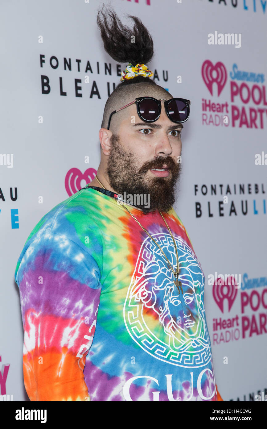 Il comico il grasso ebreo arriva sul tappeto blu a iHeart Radio Summer Party in piscina al Fountainebleau's Bleaulive il 21 maggio 2016 a Miami Beach, in Florida. Foto Stock