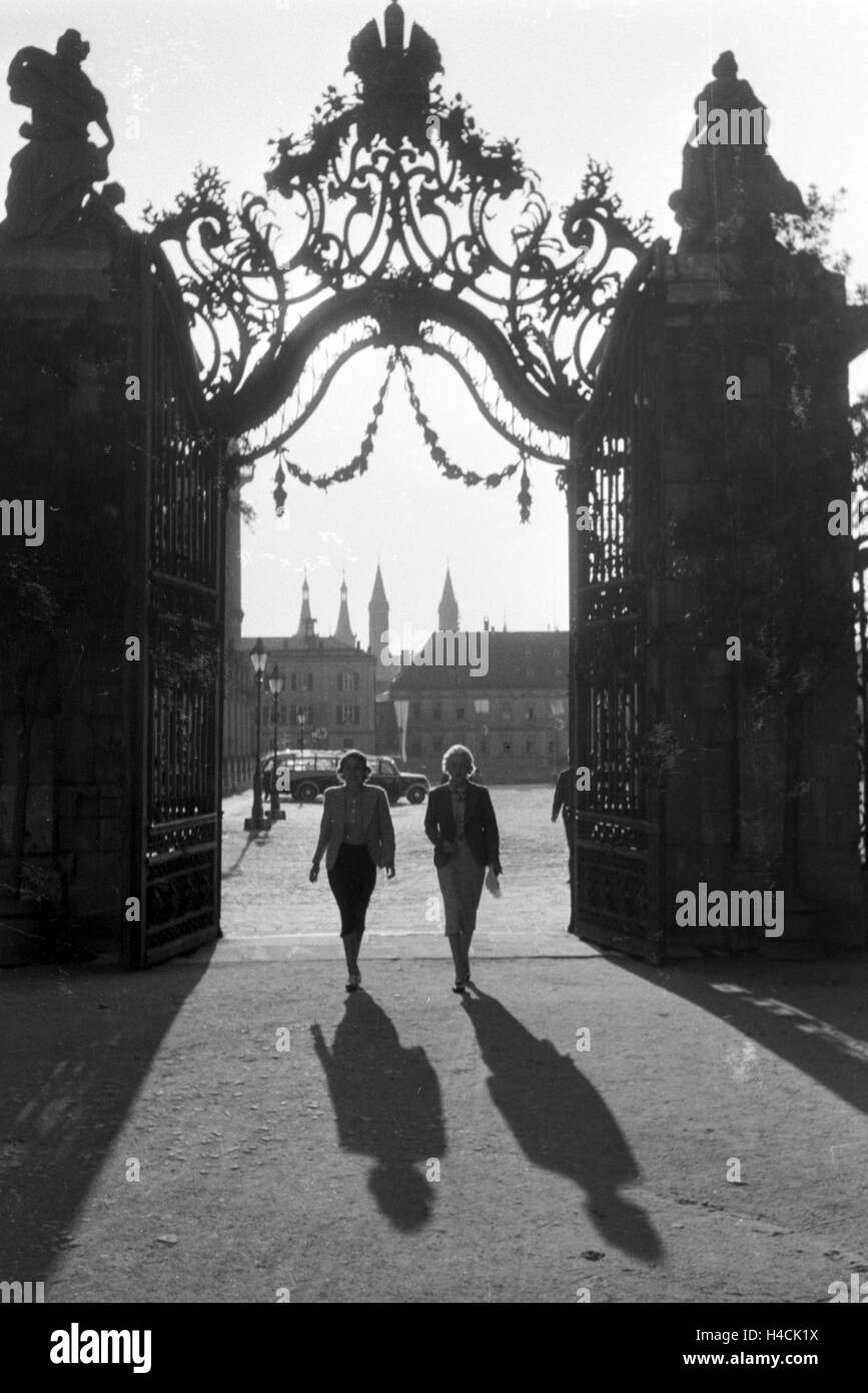 Eine Reise nach Würzburg, Deutsches Reich 1930er Jahre. Un viaggio a Würzburg, Germania 1930 Foto Stock