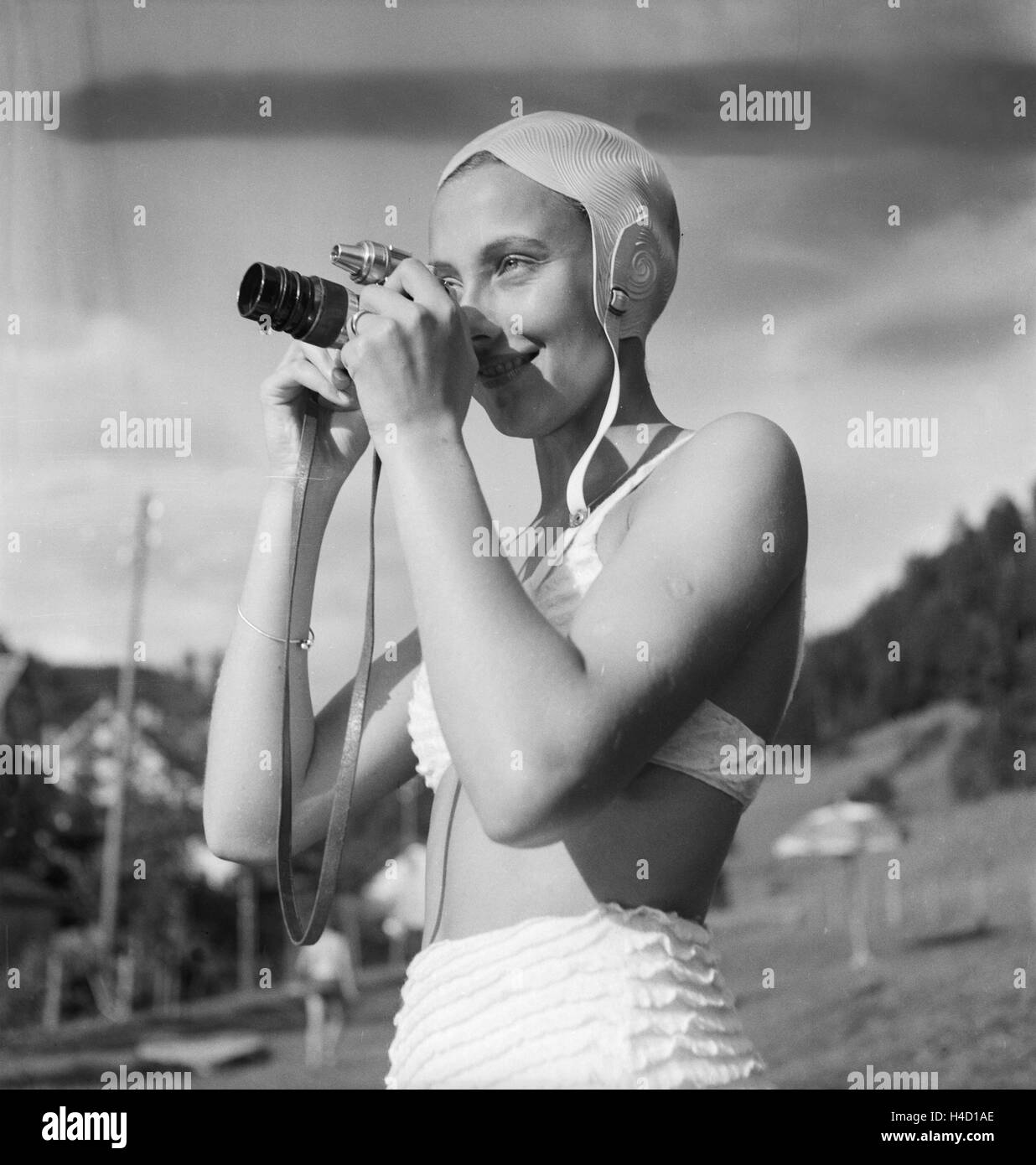 Ein Ausflug nach Bad Rippoldsau Schapbach, Deutsches Reich 1930er Jahre. Un viaggio a Bad Rippoldsau Schapbach, Germania 1930s. Foto Stock