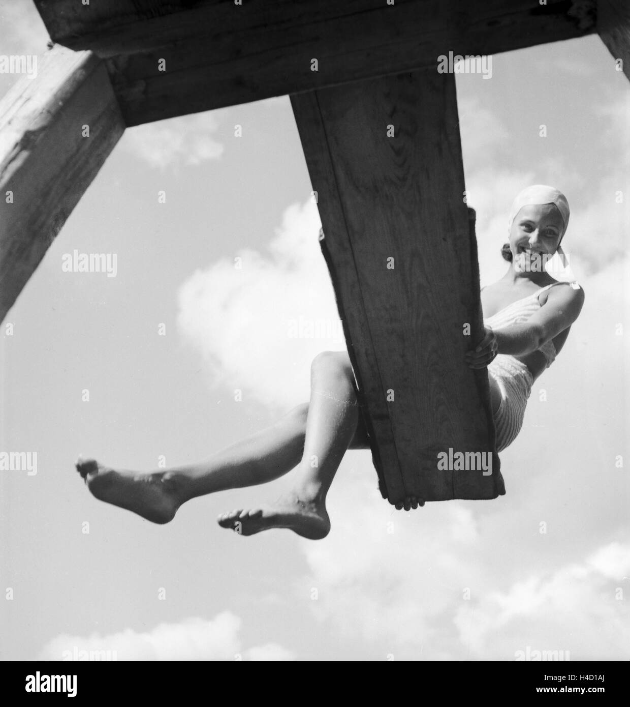 Ein Ausflug nach Bad Rippoldsau Schapbach, Deutsches Reich 1930er Jahre. Un viaggio a Bad Rippoldsau Schapbach, Germania 1930s. Foto Stock