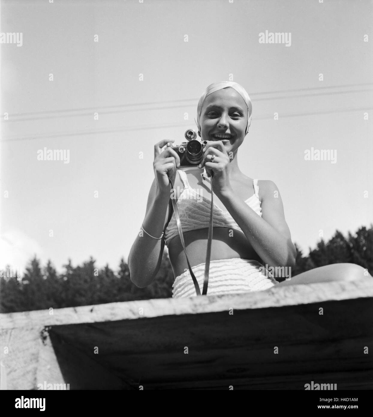 Ein Ausflug nach Bad Rippoldsau Schapbach, Deutsches Reich 1930er Jahre. Un viaggio a Bad Rippoldsau Schapbach, Germania 1930s. Foto Stock