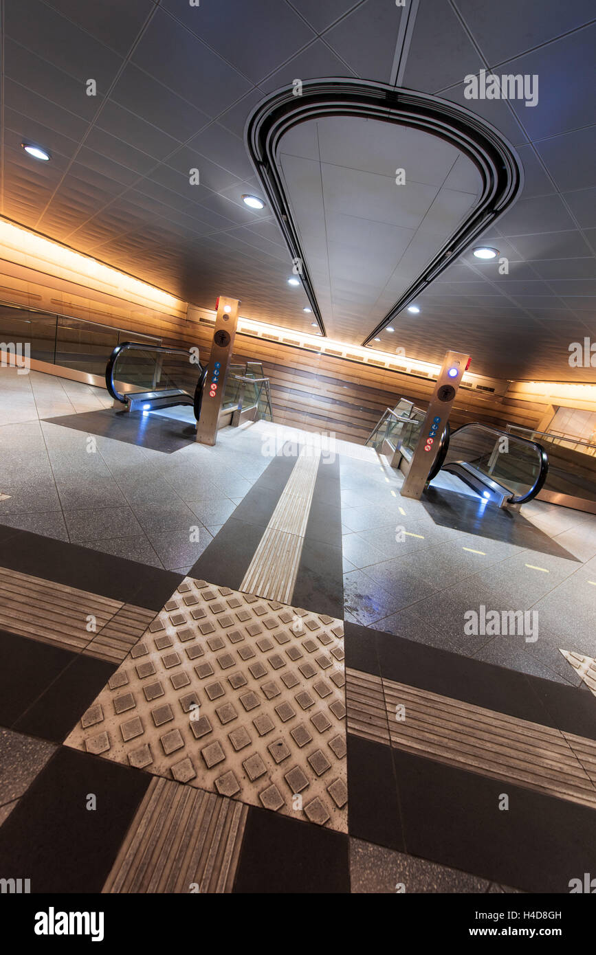 Architettura, vista interna, stazione ferroviaria, Sassone, Lipsia, Germania, Europa Foto Stock