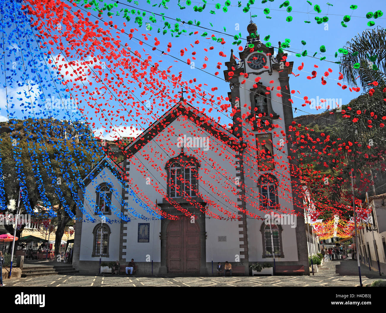 Isola di Madera, Ribeira Brava, la chiesa Igreja de Sao Bento Foto Stock