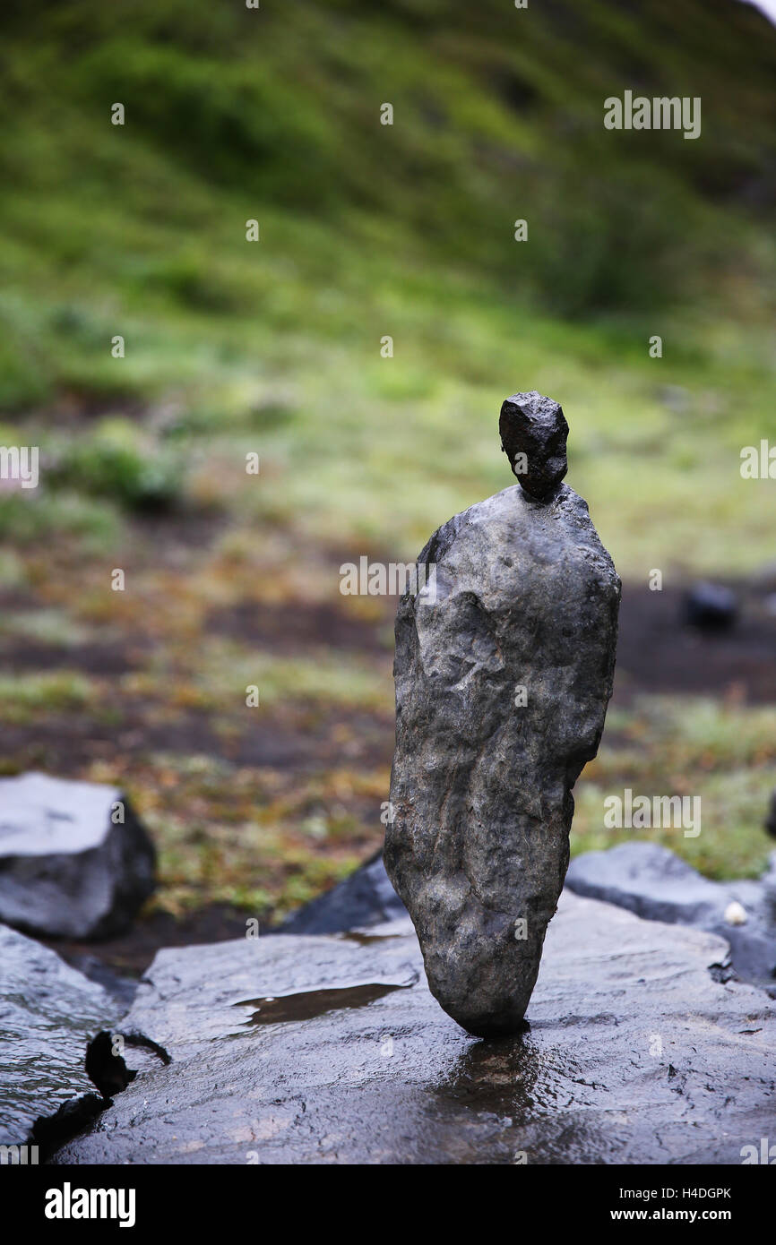 Rocce di bilanciamento Foto Stock