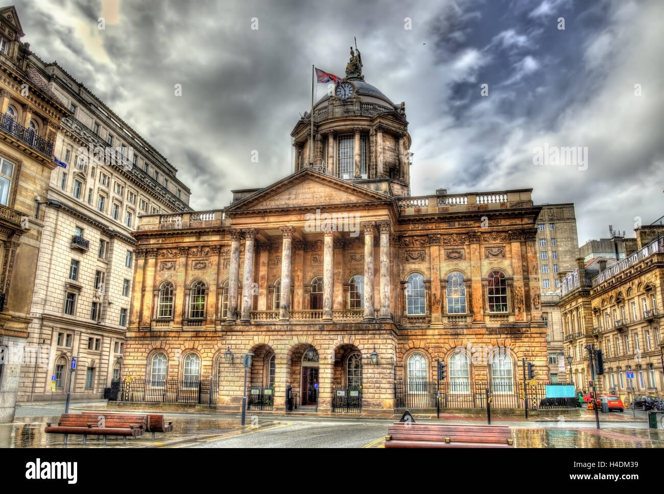 Municipio di Liverpool - Inghilterra, Regno Unito Foto Stock