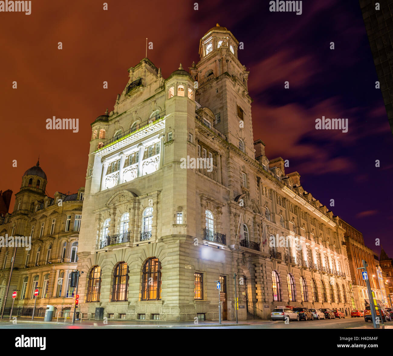 Il Royal Insurance edificio, un edificio storico in Liverpool - Inghilterra Foto Stock