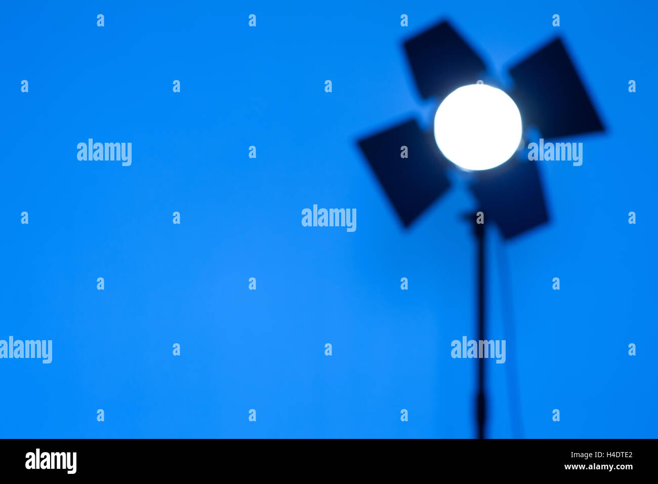 Attrezzature fotografiche per riprese fotografiche. Foto Stock