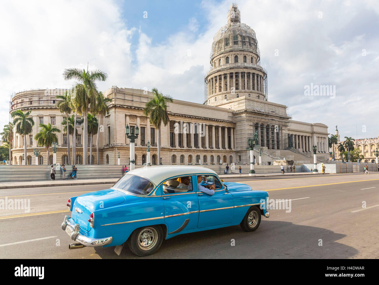 Il Campidoglio, il Capitolio, centro congressi, l'Avana, La Habana, Cuba, la Repubblica di Cuba, Antille Maggiori dei Caraibi Foto Stock