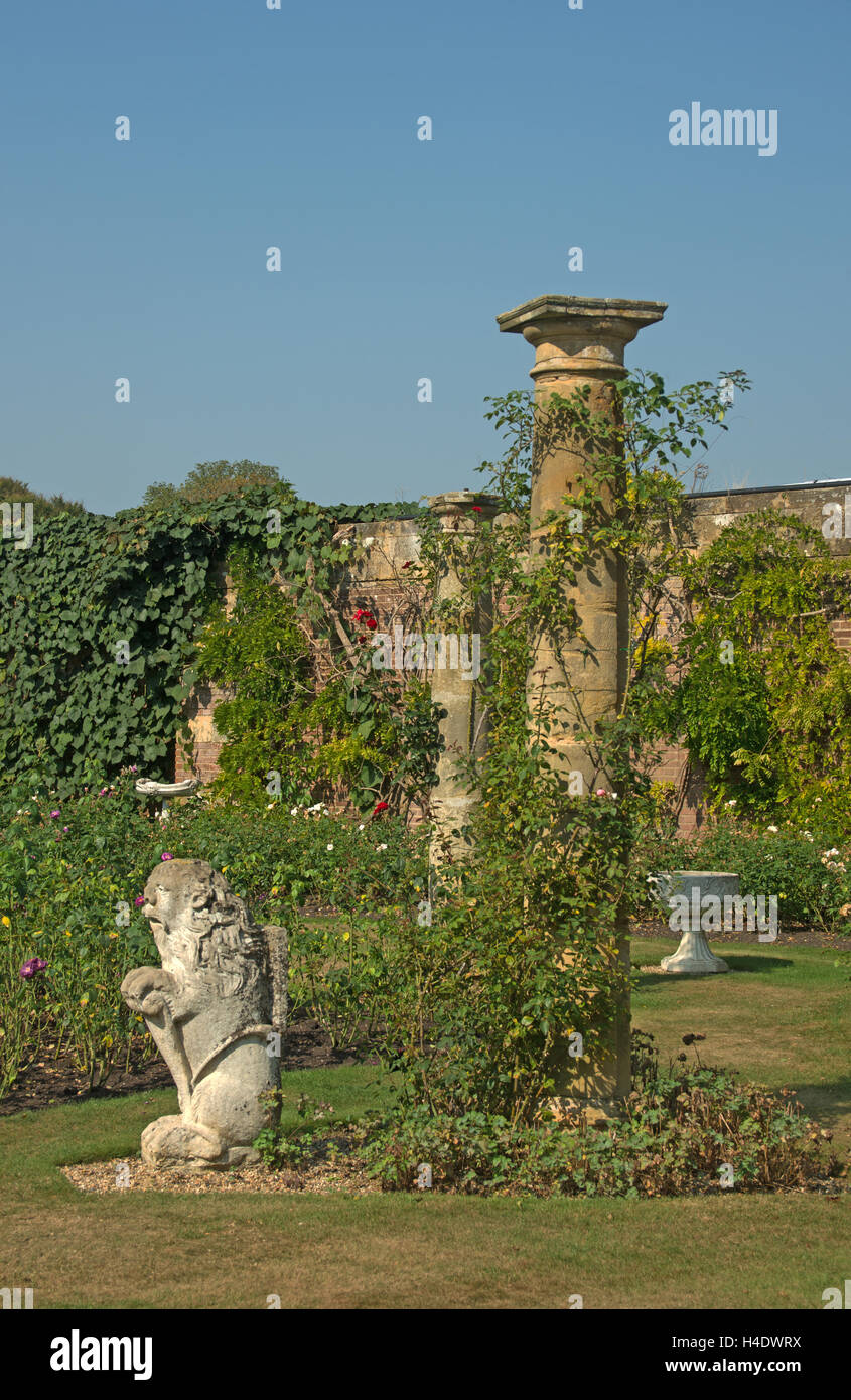 Heaver Castello, Giardino di Rose, Kent, Foto Stock