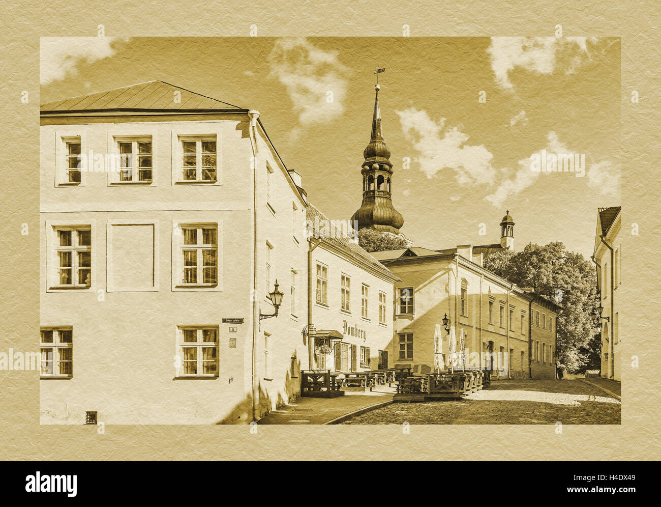 Sulla collina della Cattedrale è la Cattedrale di Santa Maria Vergine a Tallinn, Estonia, paesi baltici, Europa Foto Stock