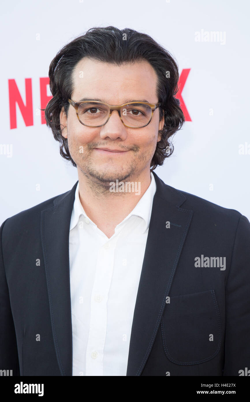 Wagner Moura assiste Netflix narcos del Q&una proiezione a Paramount Studios il 11 maggio 2016 a Los Angeles, California, Stati Uniti d'America Foto Stock