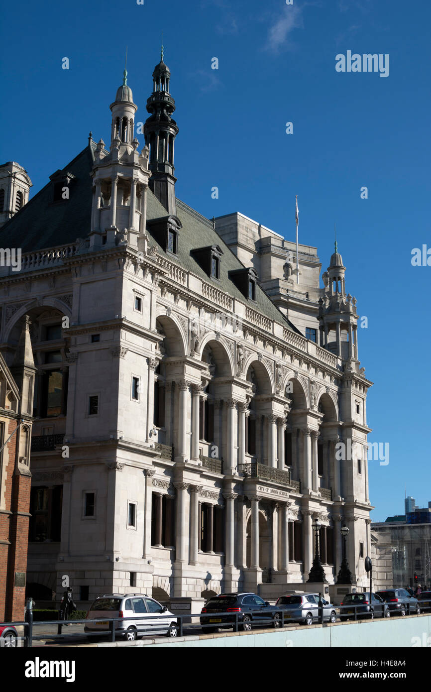 City of London School, Emankment Victoria, London, Regno Unito Foto Stock
