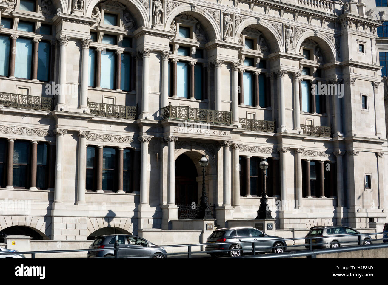 City of London School, Emankment Victoria, London, Regno Unito Foto Stock