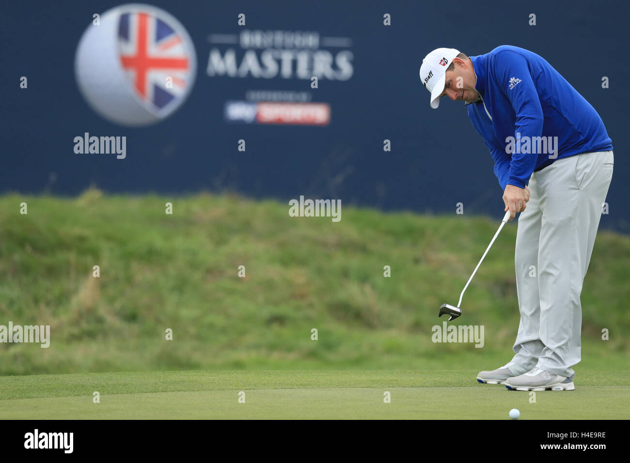 Inghilterra Anthony parete durante la giornata a due dei maestri britannici al Grove, Chandler Cross. Foto Stock