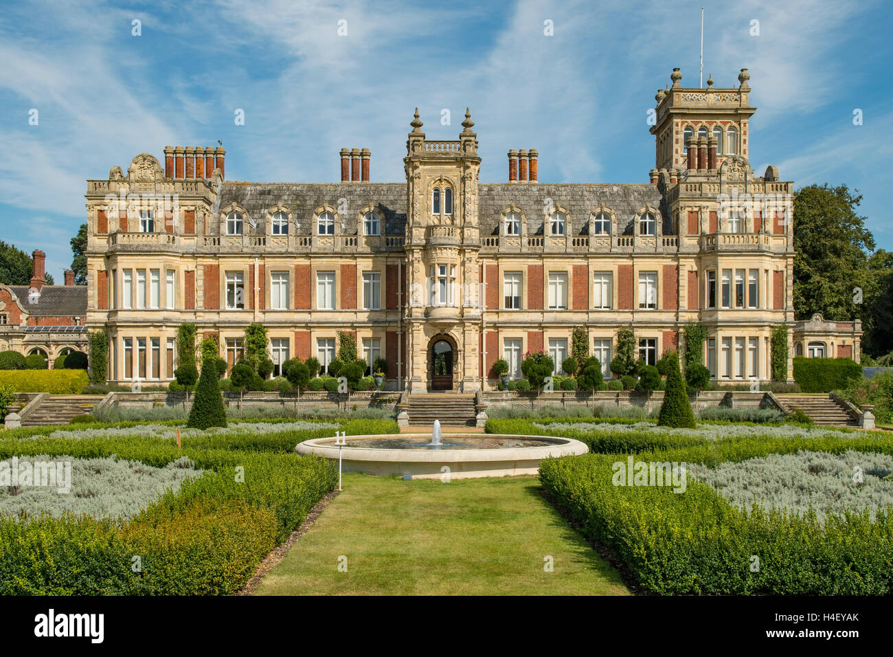 Somerleyton Hall e giardini, Norfolk, Inghilterra Foto Stock