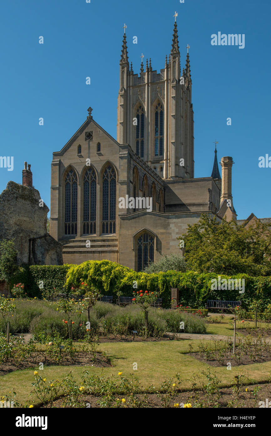 St Edmundsbury Cathedral, Bury St Edmunds, Suffolk, Inghilterra Foto Stock