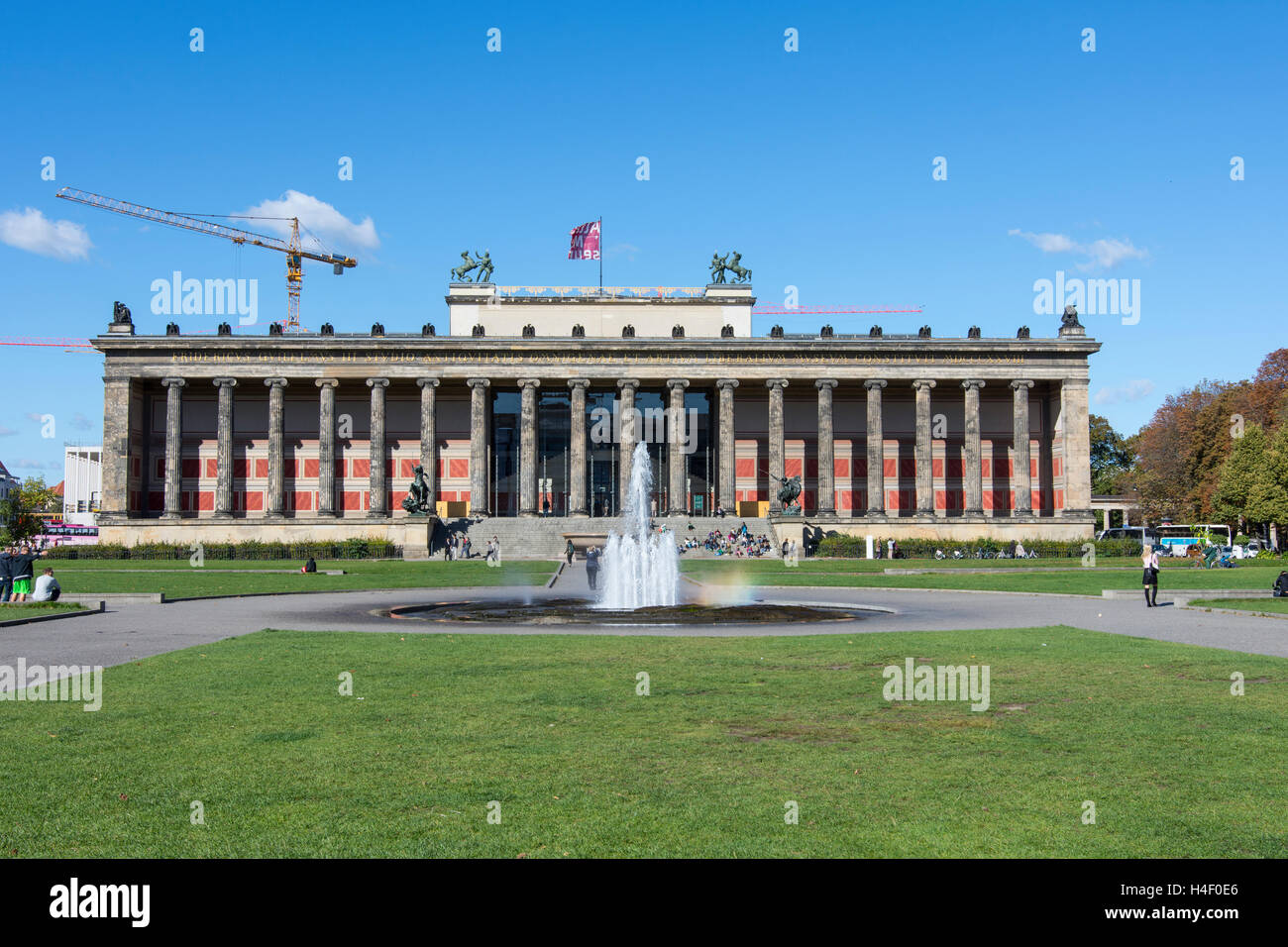Il palazzo di Altes Museum di Berlino Foto Stock
