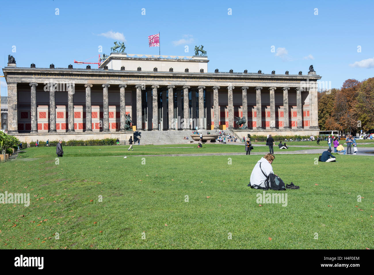 Il palazzo di Altes Museum di Berlino Foto Stock