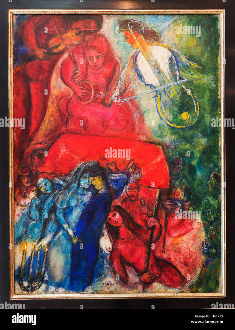 Museo Marc Chagall (Museo nazionale Marc Chagall messaggio biblico), Nizza, Alpes Maritimes departement, Francia Foto Stock