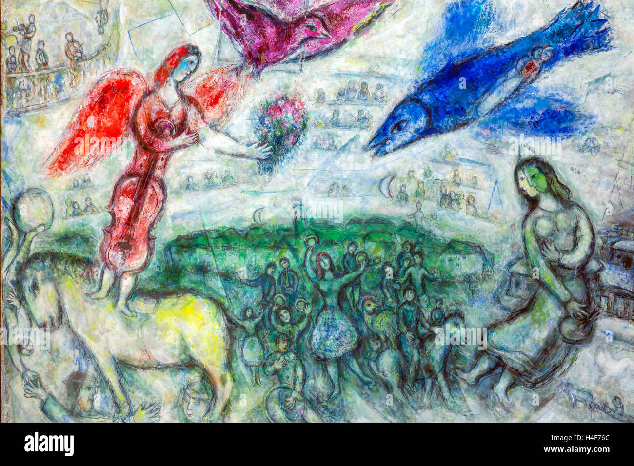 Museo Marc Chagall (Museo nazionale Marc Chagall messaggio biblico), Nizza, Alpes Maritimes departement, Francia Foto Stock