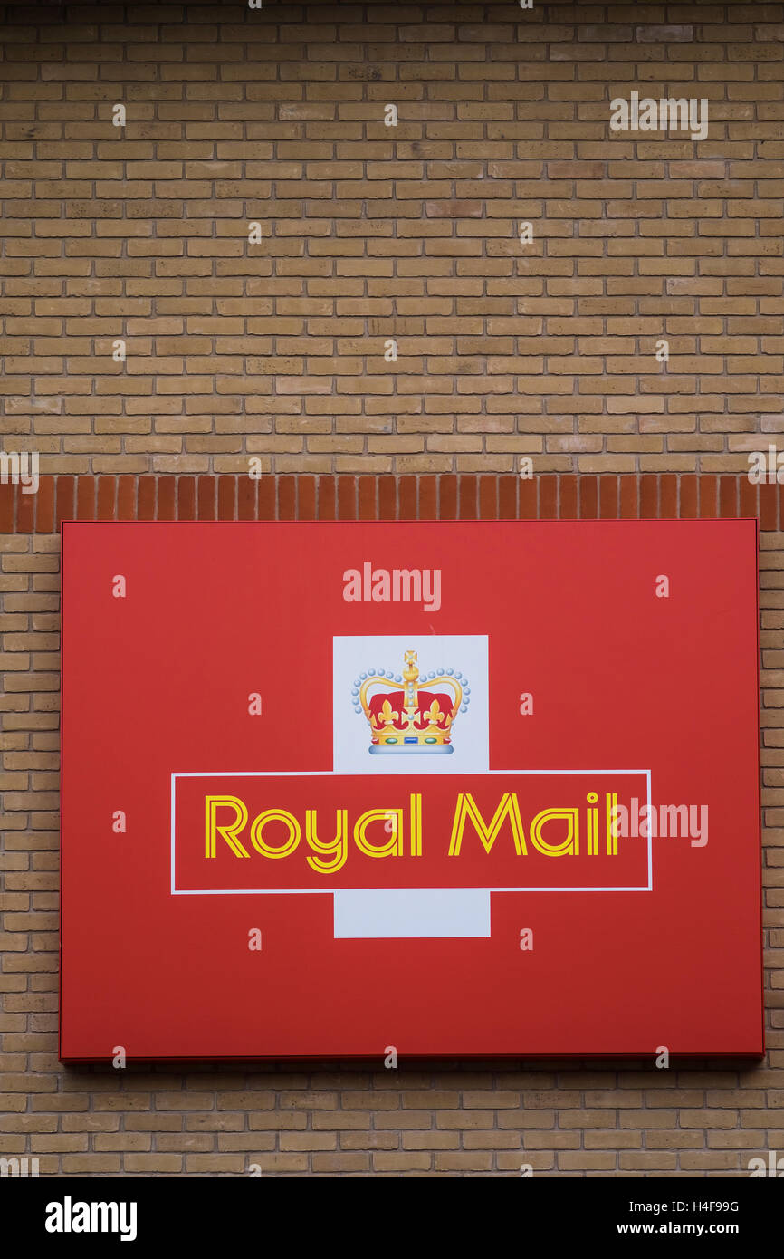 Royal Mail delivery office Islington, London, England, Regno Unito Foto Stock