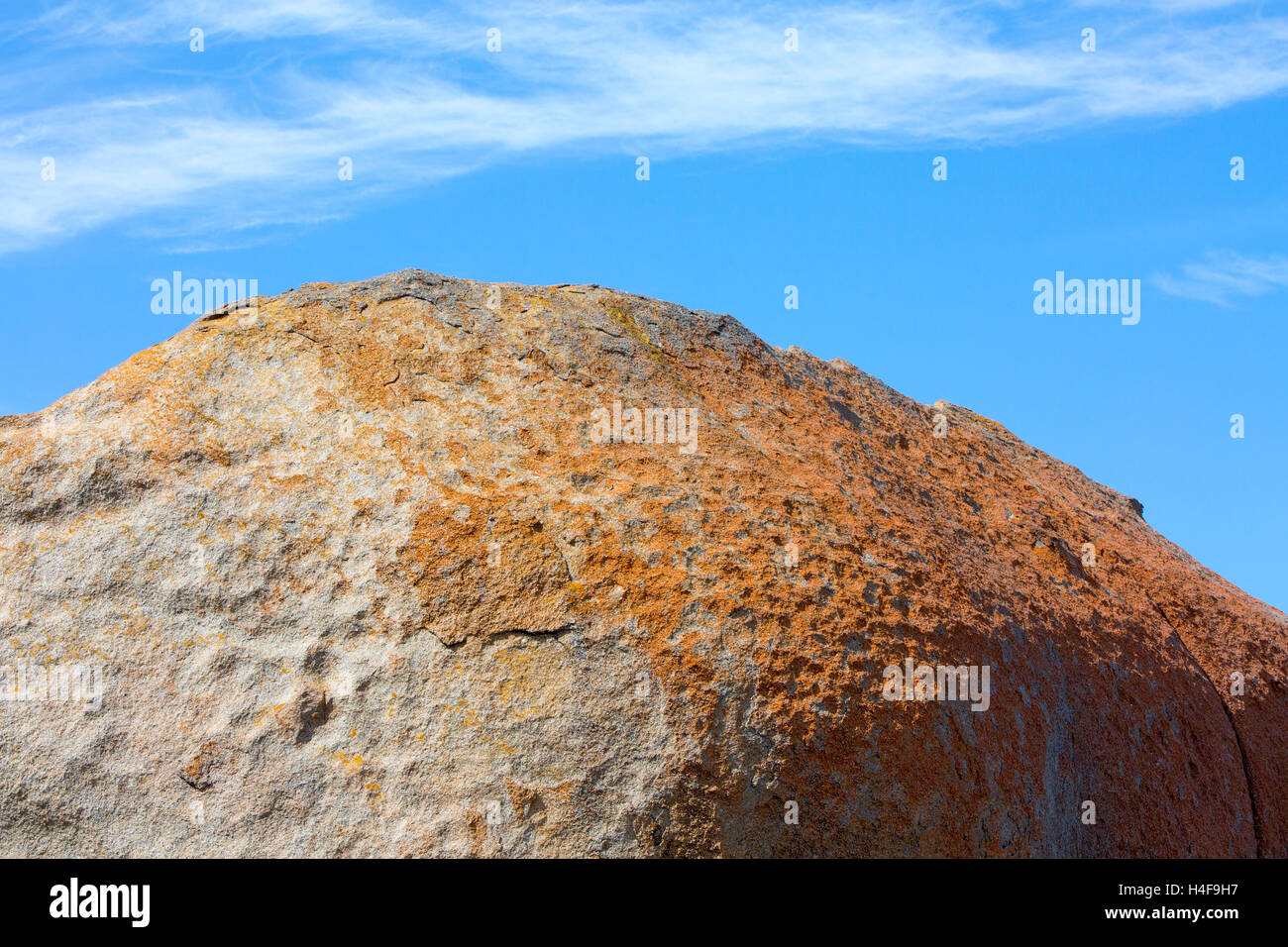 Remarkable Rocks sulla costa meridionale di Kangaroo Island, nel Parco Nazionale di Flinders Chase, Sud Australia Foto Stock