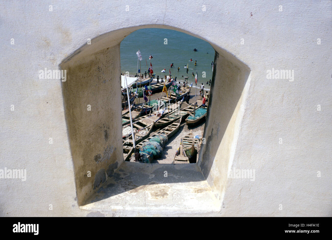 Cape Coast castle, Ghana, Africa Foto Stock