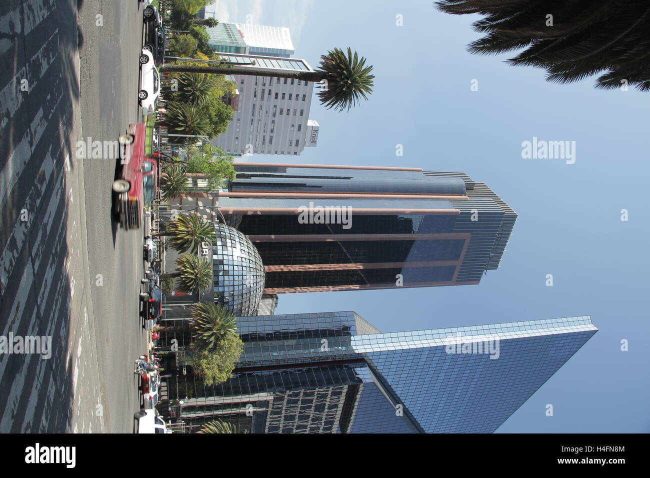 Paseo de la Reforma, a Città del Messico. Foto Stock